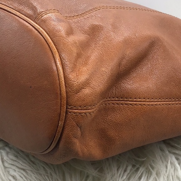 Michael Kors Brown Leather Shoulder Bag - Picture 7 of 16